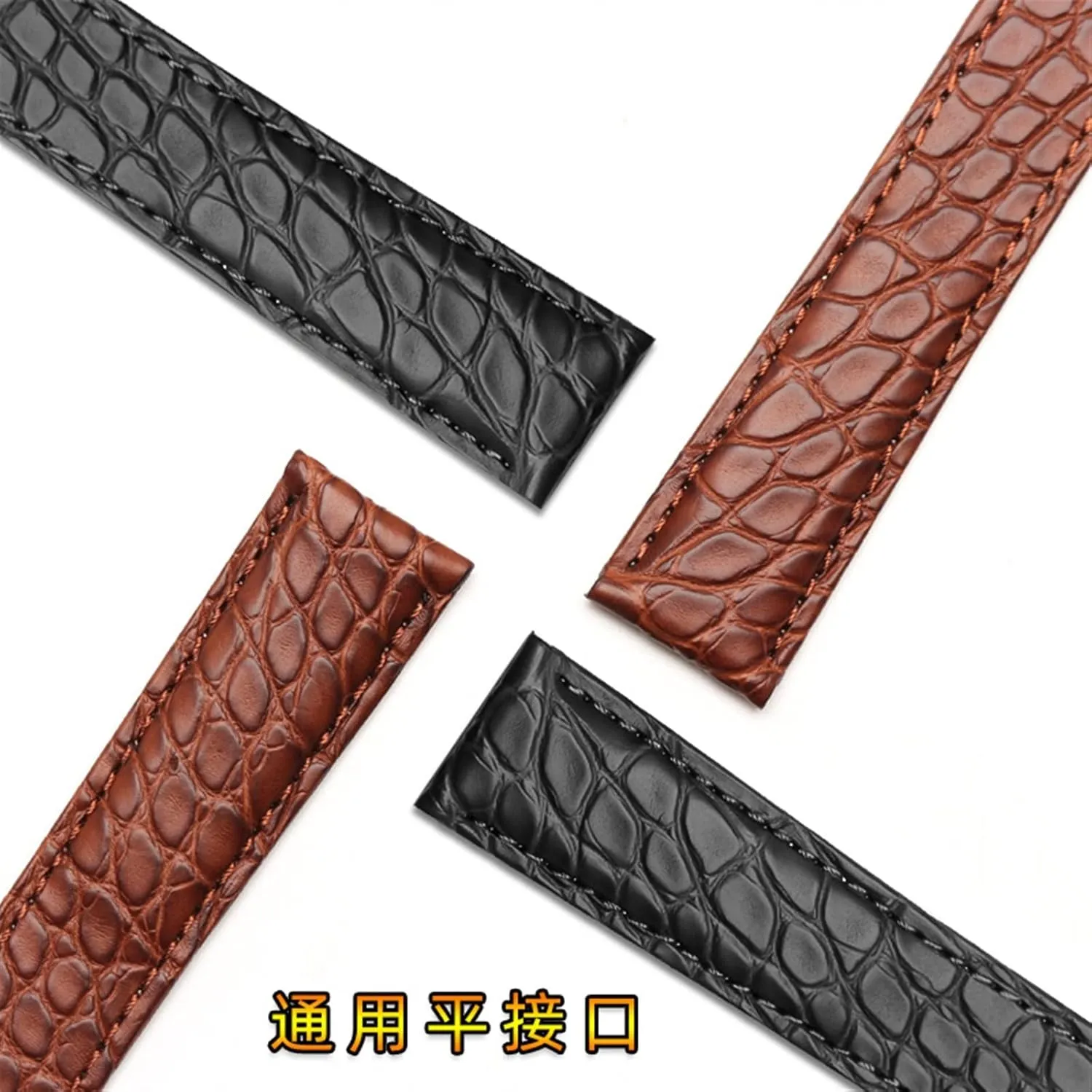 Crocodile Leather Watch Strap，For Cartier Watch Band 20mm，Leather Tank Key London Calibo Watch Chain Women 20mm