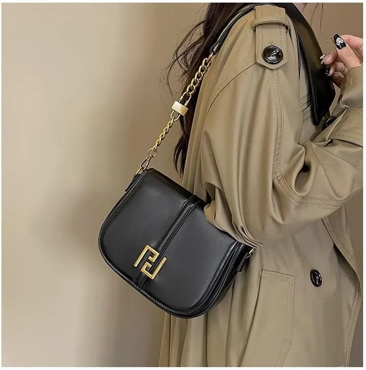 cross-body bag Chain Shoulder Crossbody Saddle Bag