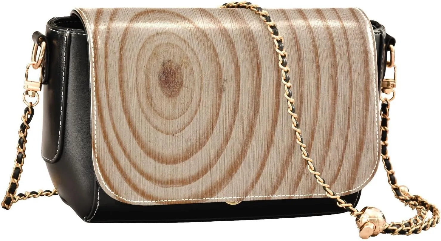 Crossbody Bags for Women Trendy Women's Black Shoulder Bag Small PU Leather Flap Cross Body Bag Handbags