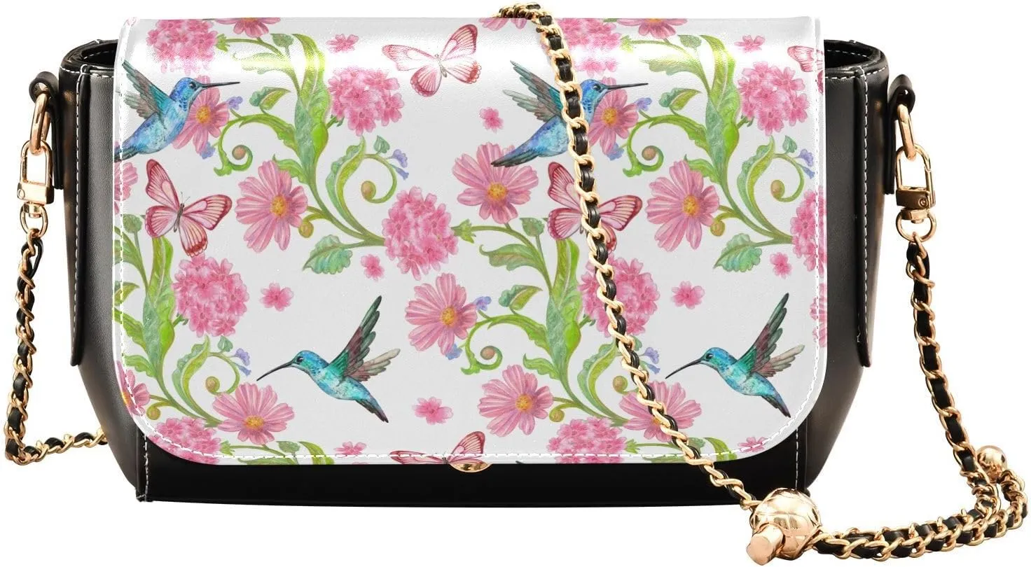 Crossbody Bags for Women Trendy Women's Black Shoulder Bag Small PU Leather Flap Cross Body Bag Handbags