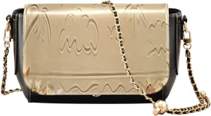 Crossbody Bags for Women Trendy Women's Black Shoulder Bag Small PU Leather Flap Cross Body Bag Handbags