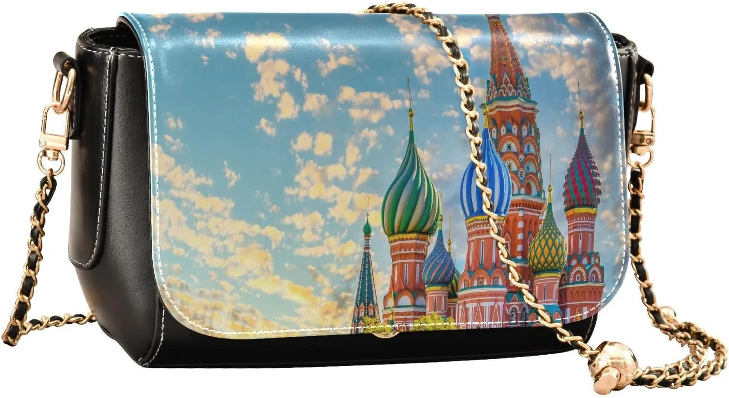 Crossbody Bags for Women Trendy Women's Black Shoulder Bag Small PU Leather Flap Cross Body Bag Handbags