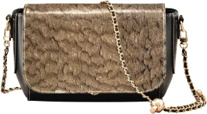 Crossbody Bags for Women Trendy Women's Black Shoulder Bag Small PU Leather Flap Cross Body Bag Handbags