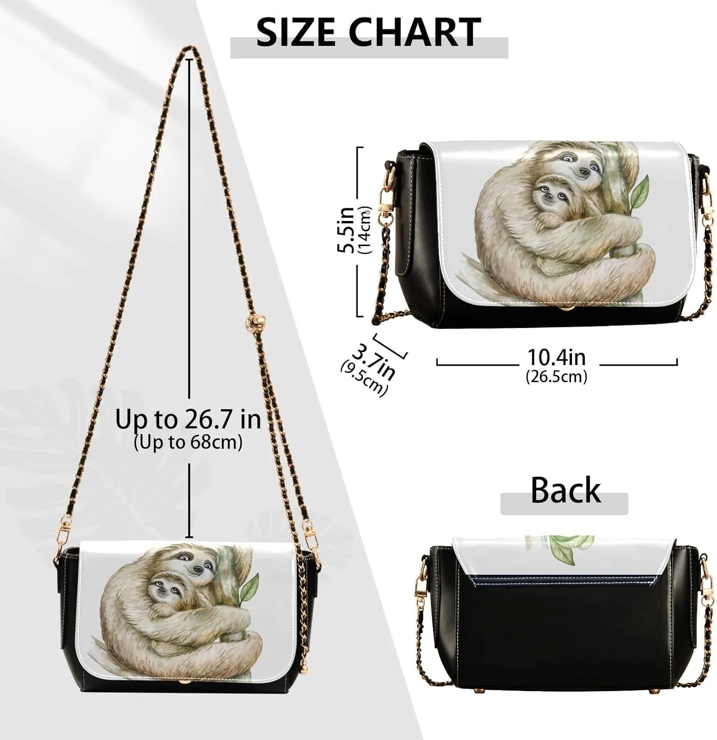 Crossbody Bags for Women Trendy Women's Black Shoulder Bag Small PU Leather Flap Cross Body Bag Handbags