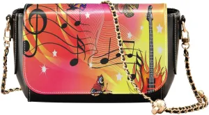 Crossbody Bags for Women Trendy Women's Black Shoulder Bag Small PU Leather Flap Cross Body Bag Handbags