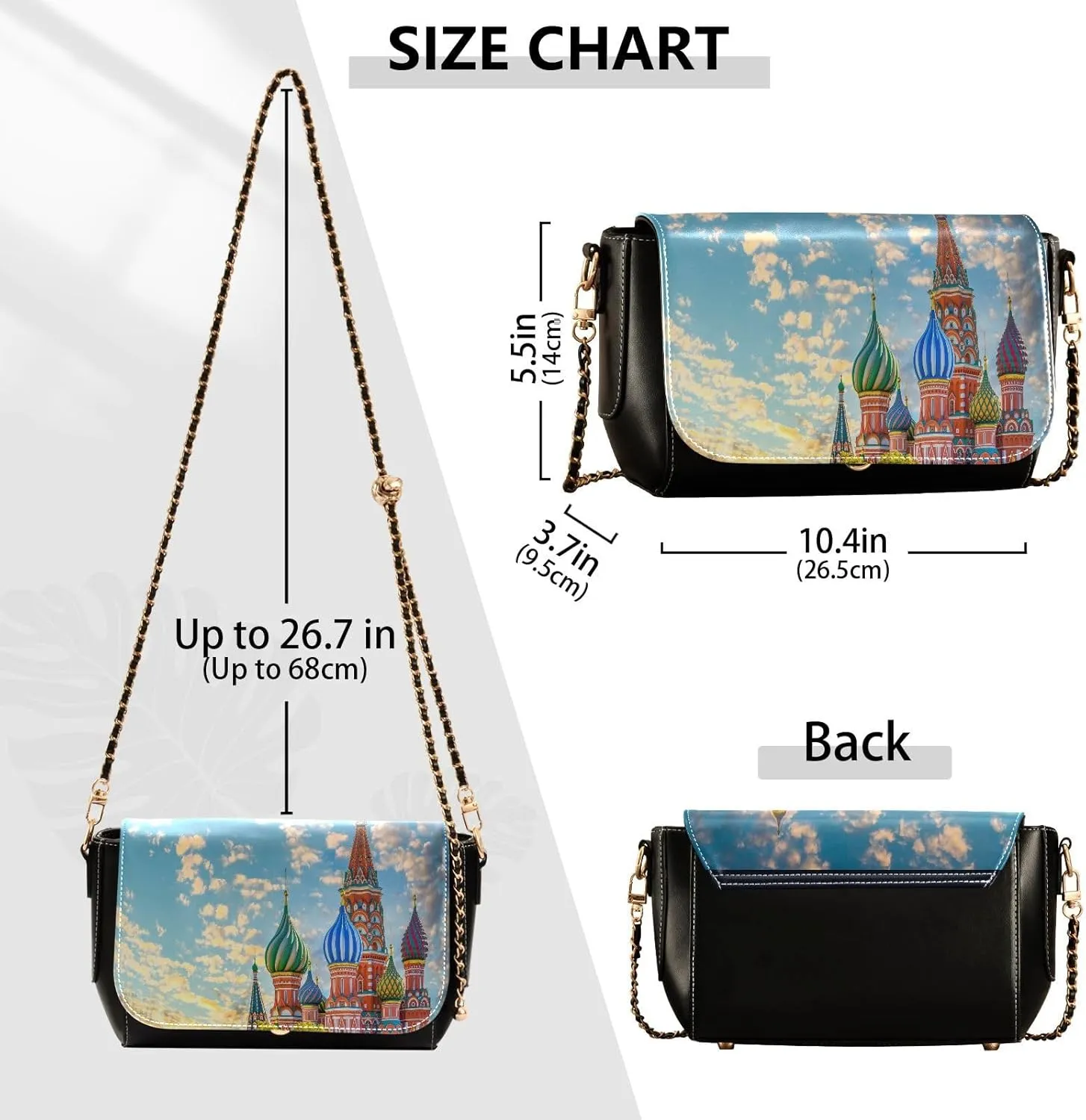 Crossbody Bags for Women Trendy Women's Black Shoulder Bag Small PU Leather Flap Cross Body Bag Handbags