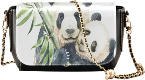 Crossbody Bags for Women Trendy Women's Black Shoulder Bag Small PU Leather Flap Cross Body Bag Handbags