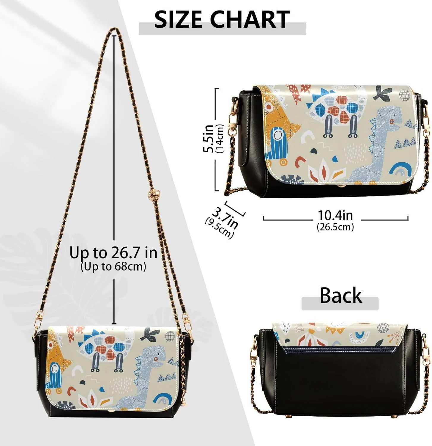 Crossbody Bags for Women Trendy Women's Black Shoulder Bag Small PU Leather Flap Cross Body Bag Handbags