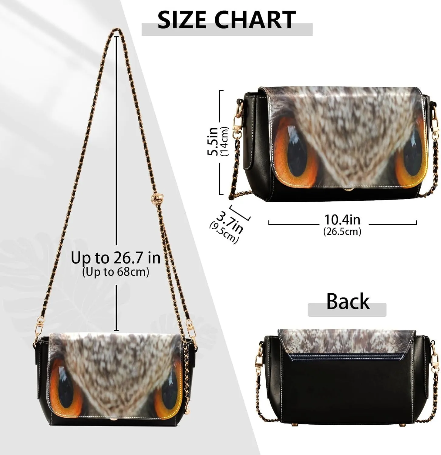 Crossbody Bags for Women Trendy Women's Black Shoulder Bag Small PU Leather Flap Cross Body Bag Handbags