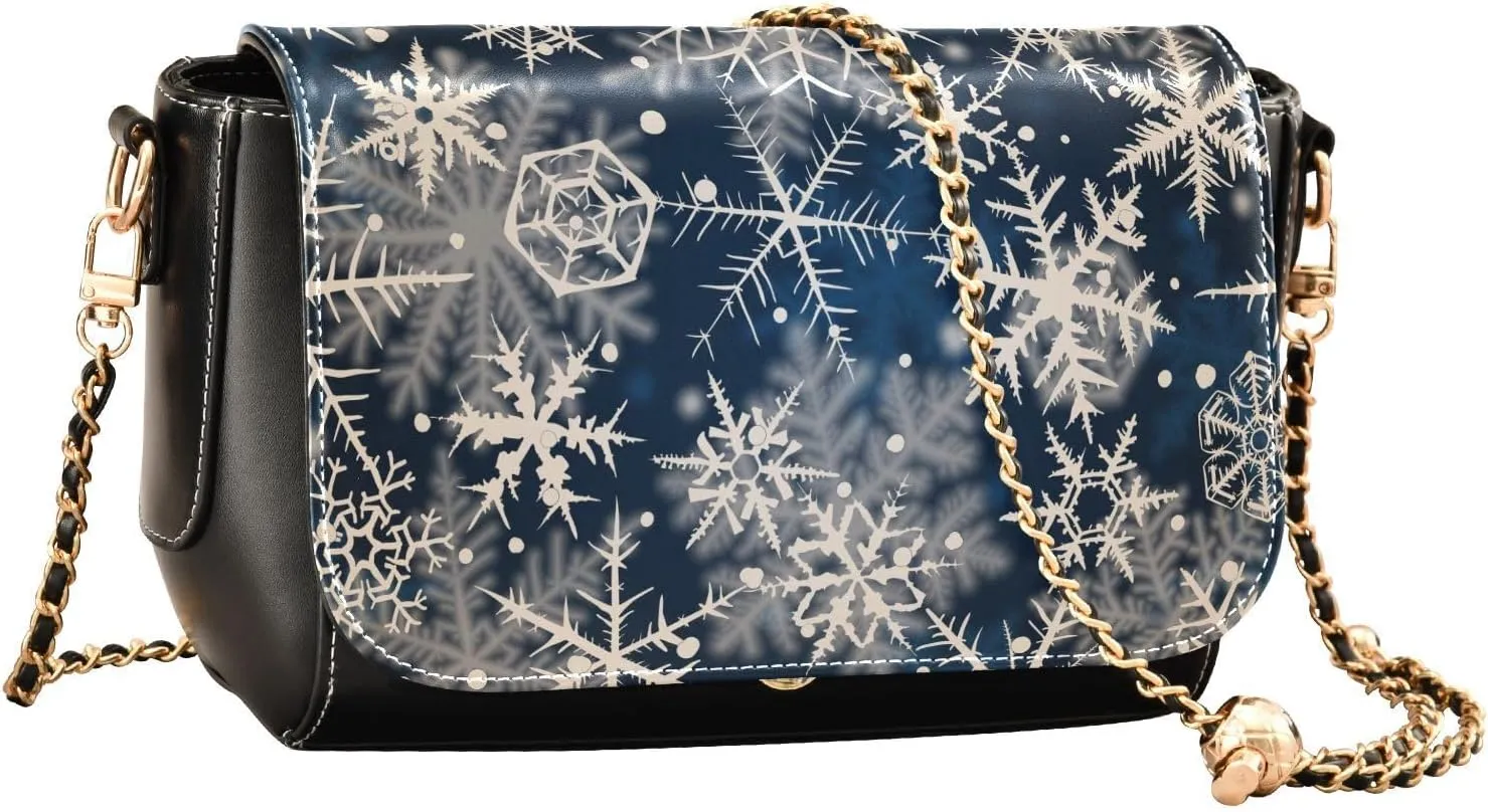 Crossbody Bags for Women Trendy Women's Black Shoulder Bag Small PU Leather Flap Cross Body Bag Handbags