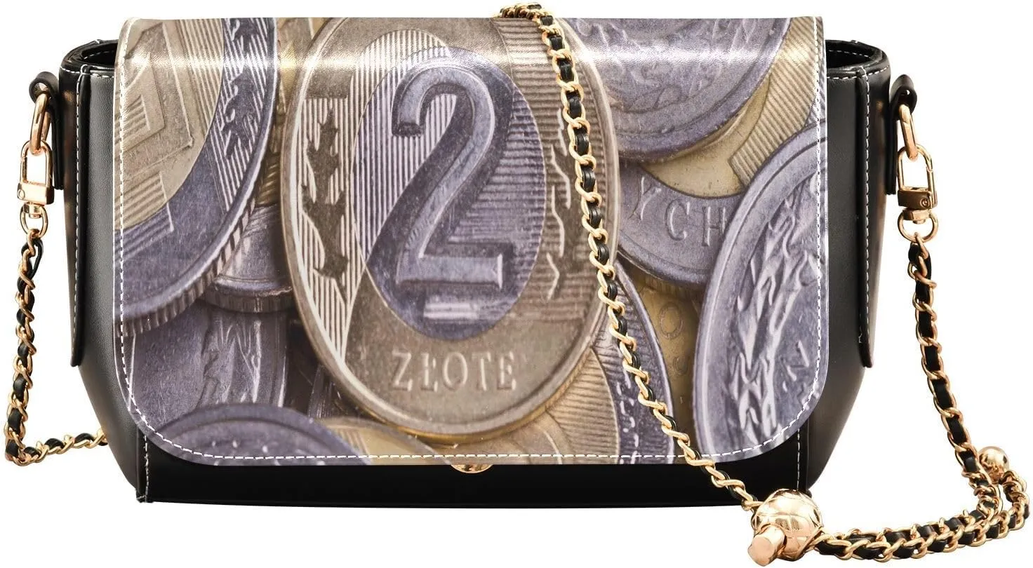 Crossbody Bags for Women Trendy Women's Black Shoulder Bag Small PU Leather Flap Cross Body Bag Handbags