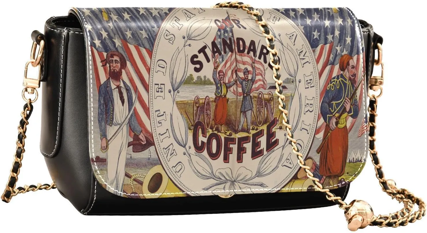 Crossbody Bags for Women Trendy Women's Black Shoulder Bag Small PU Leather Flap Cross Body Bag Handbags