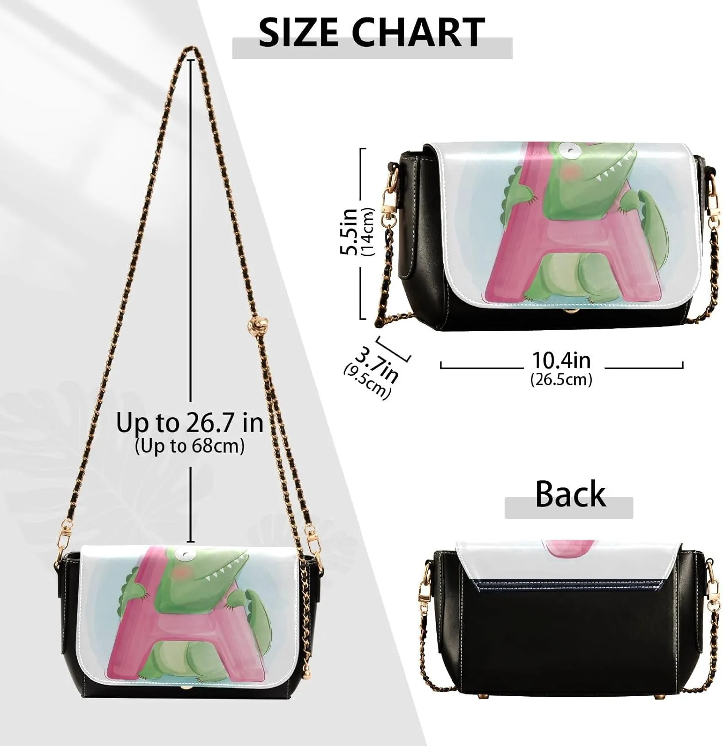 Crossbody Bags for Women Trendy Women's Black Shoulder Bag Small PU Leather Flap Cross Body Bag Handbags