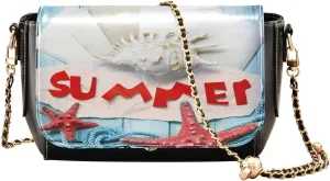 Crossbody Bags for Women Trendy Women's Black Shoulder Bag Small PU Leather Flap Cross Body Bag Handbags
