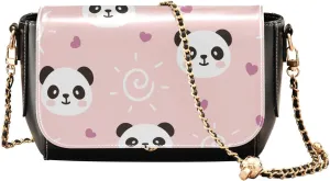 Crossbody Bags for Women Trendy Women's Black Shoulder Bag Small PU Leather Flap Cross Body Bag Handbags