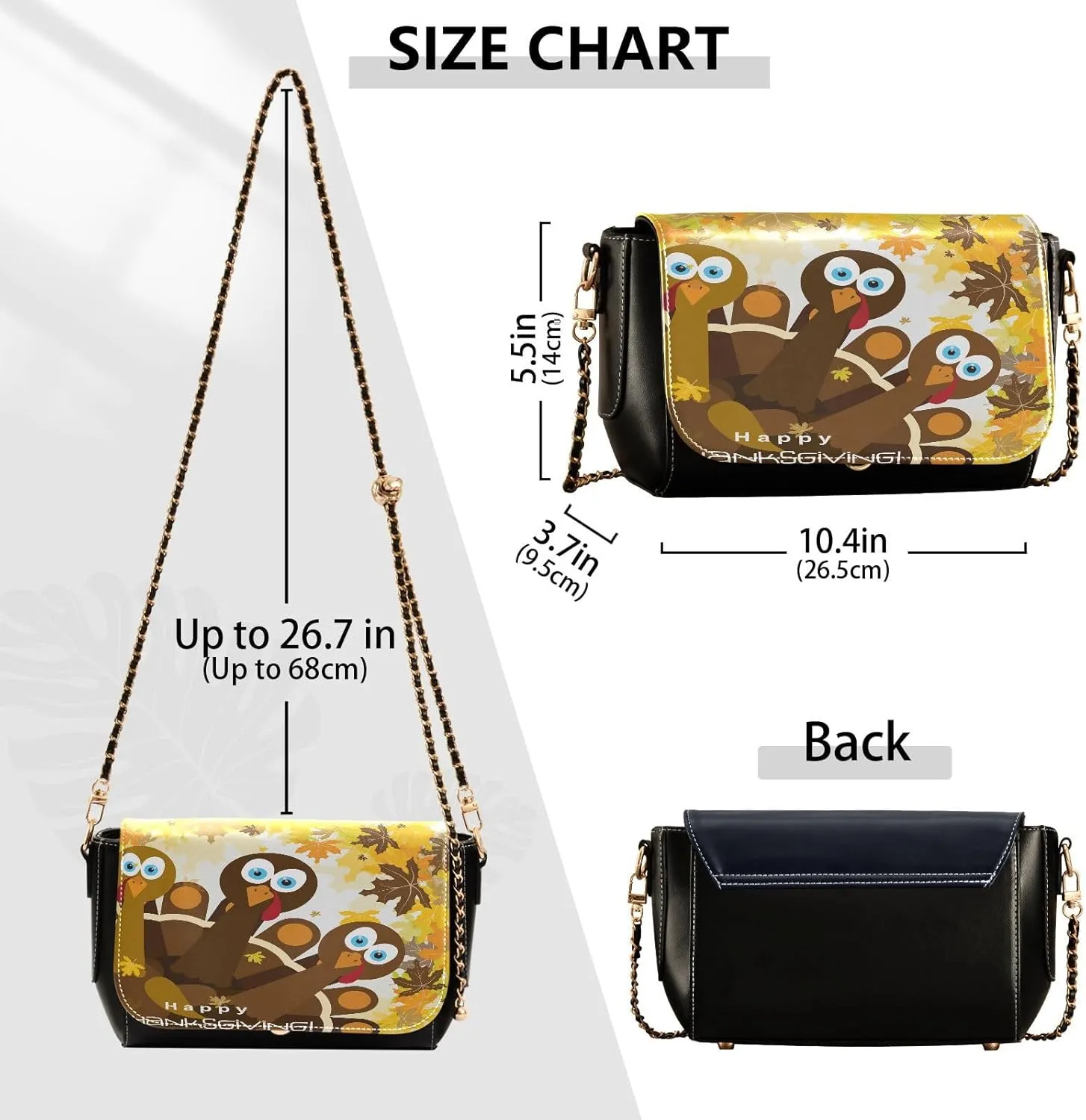 Crossbody Bags for Women Trendy Women's Black Shoulder Bag Small PU Leather Flap Cross Body Bag Handbags