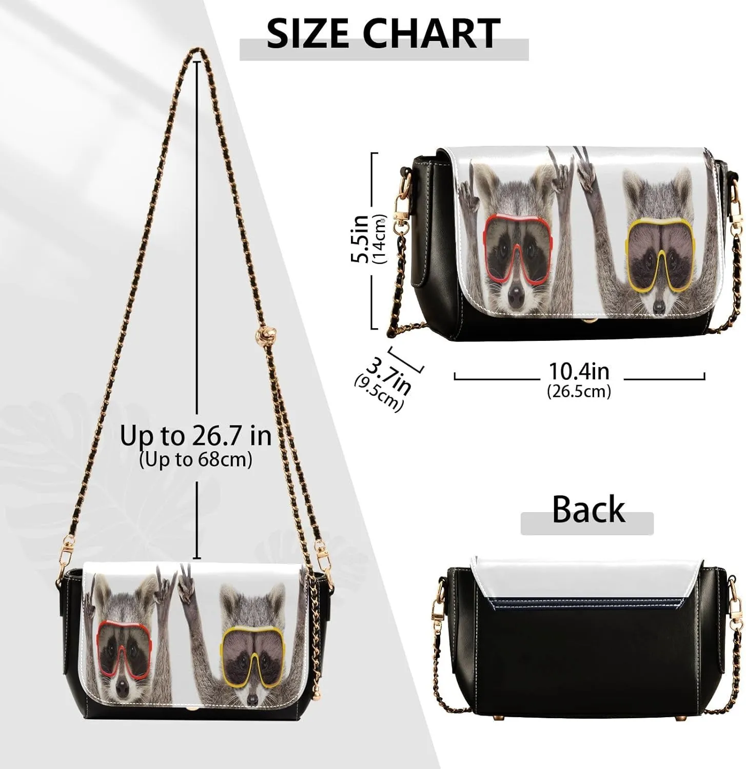Crossbody Bags for Women Trendy Women's Black Shoulder Bag Small PU Leather Flap Cross Body Bag Handbags