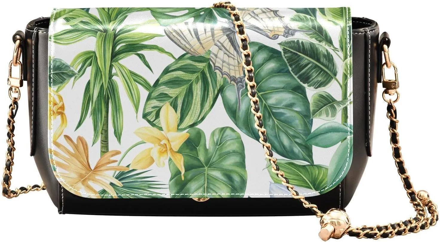 Crossbody Bags for Women Trendy Women's Black Shoulder Bag Small PU Leather Flap Cross Body Bag Handbags