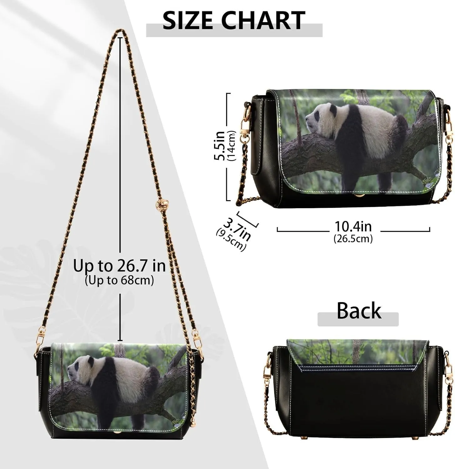 Crossbody Bags for Women Trendy Women's Black Shoulder Bag Small PU Leather Flap Cross Body Bag Handbags
