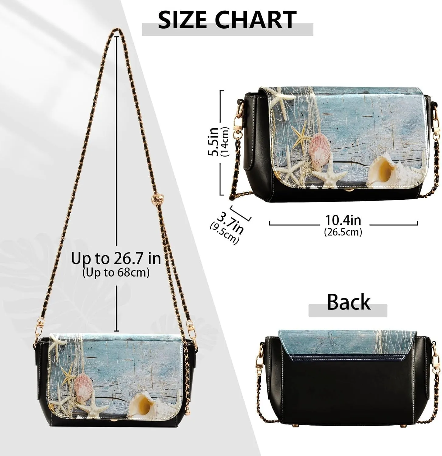 Crossbody Bags for Women Trendy Women's Black Shoulder Bag Small PU Leather Flap Cross Body Bag Handbags