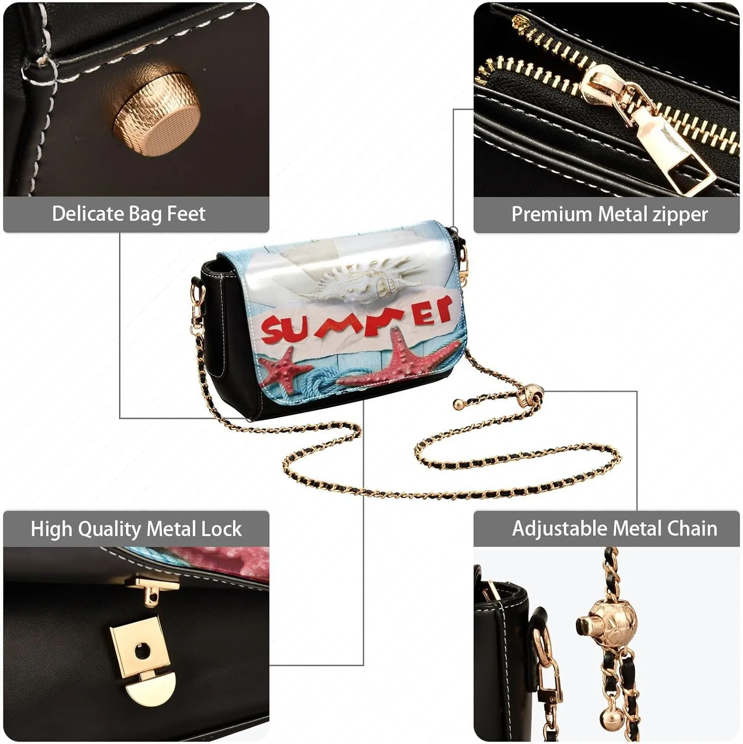 Crossbody Bags for Women Trendy Women's Black Shoulder Bag Small PU Leather Flap Cross Body Bag Handbags