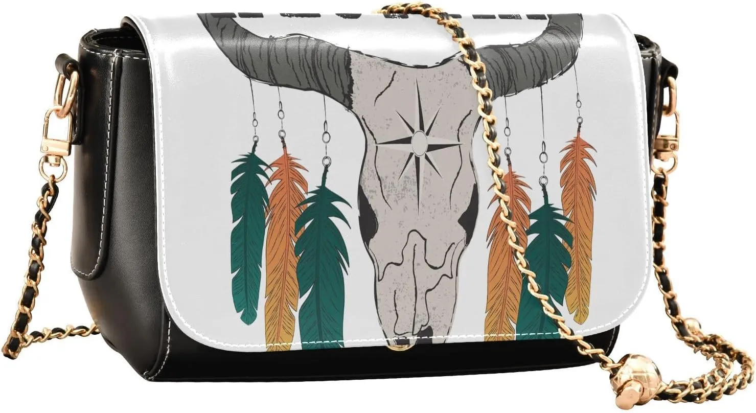 Crossbody Bags for Women Trendy Women's Black Shoulder Bag Small PU Leather Flap Cross Body Bag Handbags