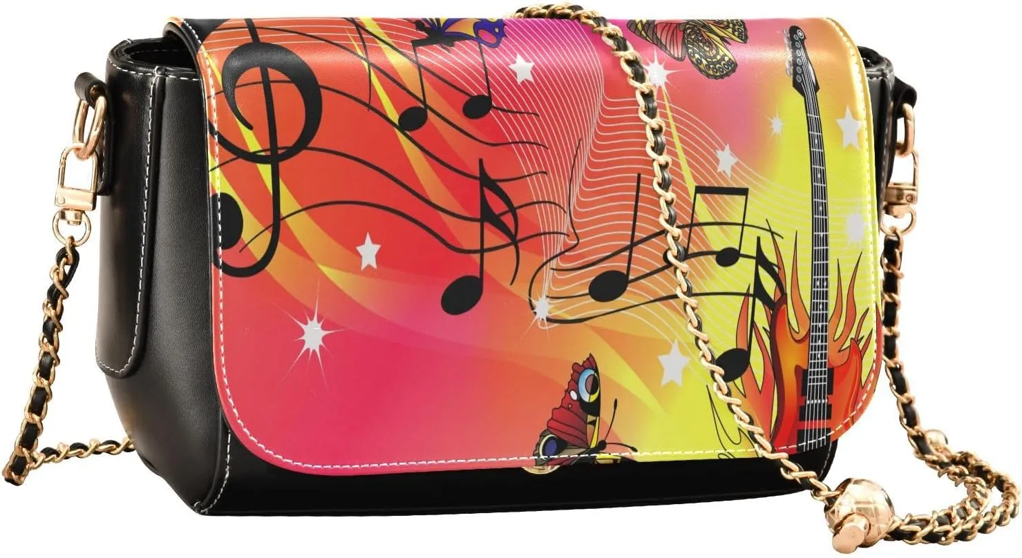 Crossbody Bags for Women Trendy Women's Black Shoulder Bag Small PU Leather Flap Cross Body Bag Handbags