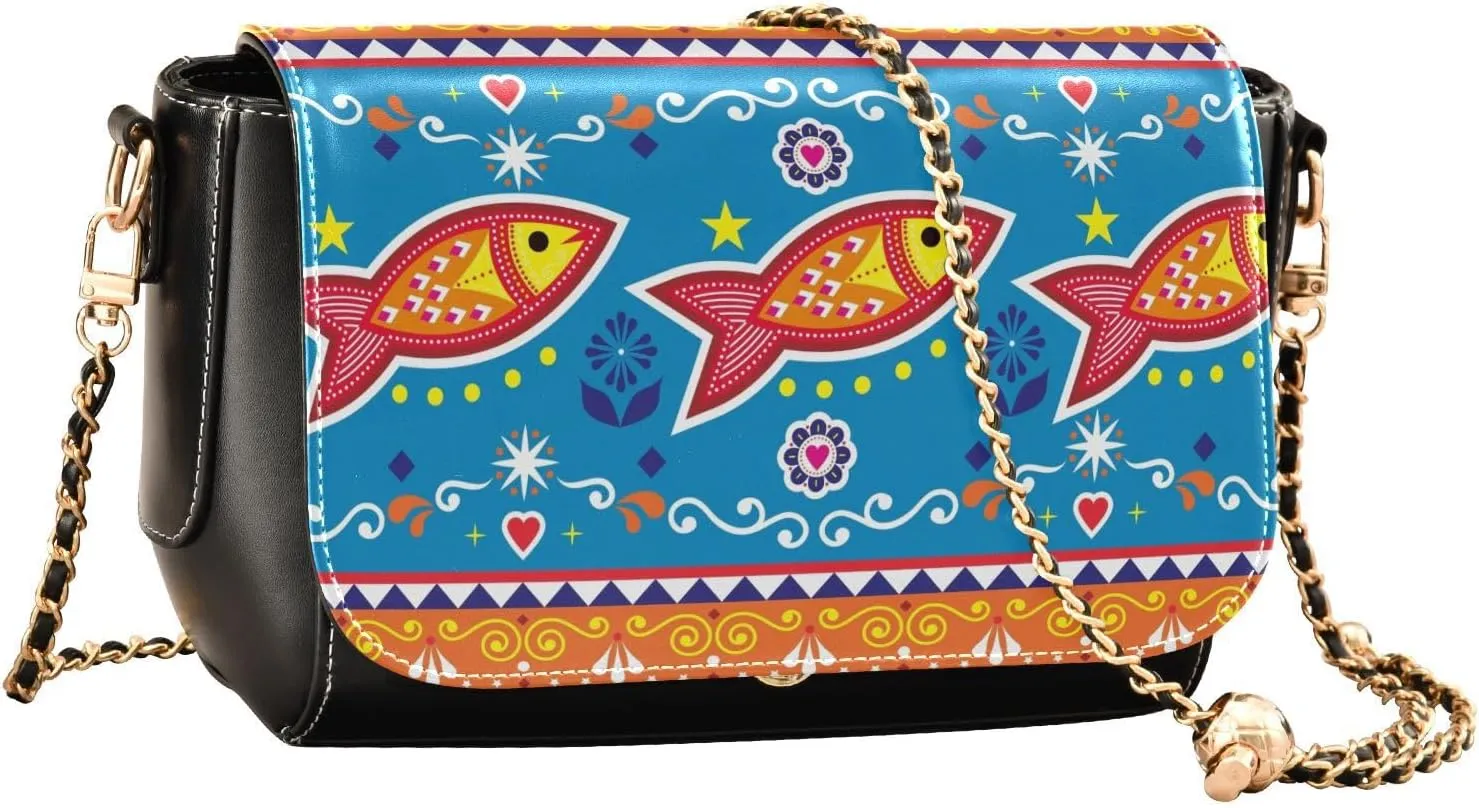 Crossbody Bags for Women Trendy Women's Black Shoulder Bag Small PU Leather Flap Cross Body Bag Handbags