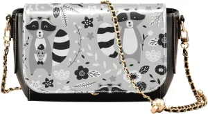 Crossbody Bags for Women Trendy Women's Black Shoulder Bag Small PU Leather Flap Cross Body Bag Handbags