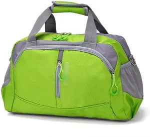 Crossbody Men Woman Sports Fitness Yoga Gym Weekend Bag Travel Female Duffle Handbags for Women Waterproof (Green)