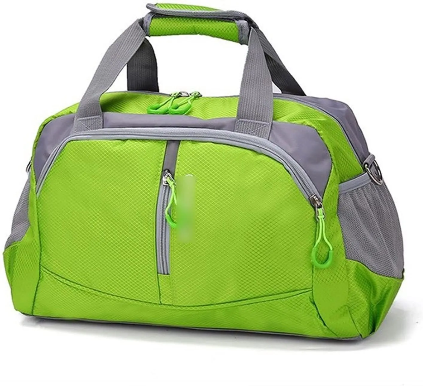 Crossbody Men Woman Sports Fitness Yoga Gym Weekend Bag Travel Female Duffle Handbags for Women Waterproof (Green)