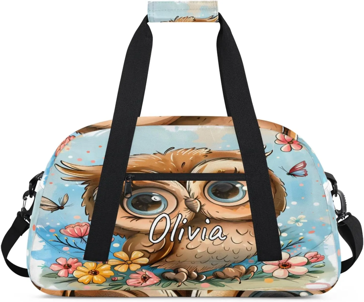 Custom Sports Gym Bag Personalized Name Travel Duffel Bag
