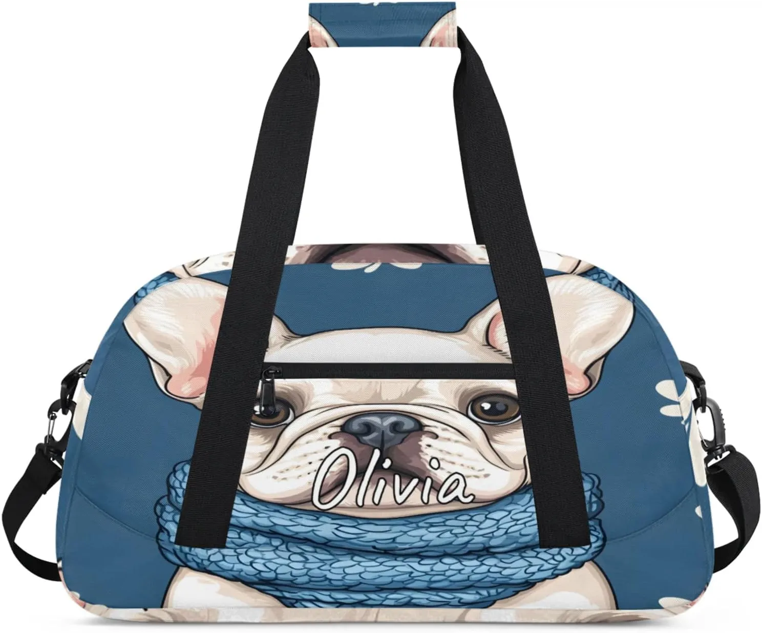 Custom Sports Gym Bag Personalized Name Travel Duffel Bag