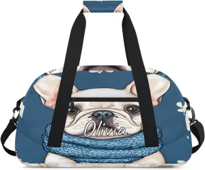 Custom Sports Gym Bag Personalized Name Travel Duffel Bag