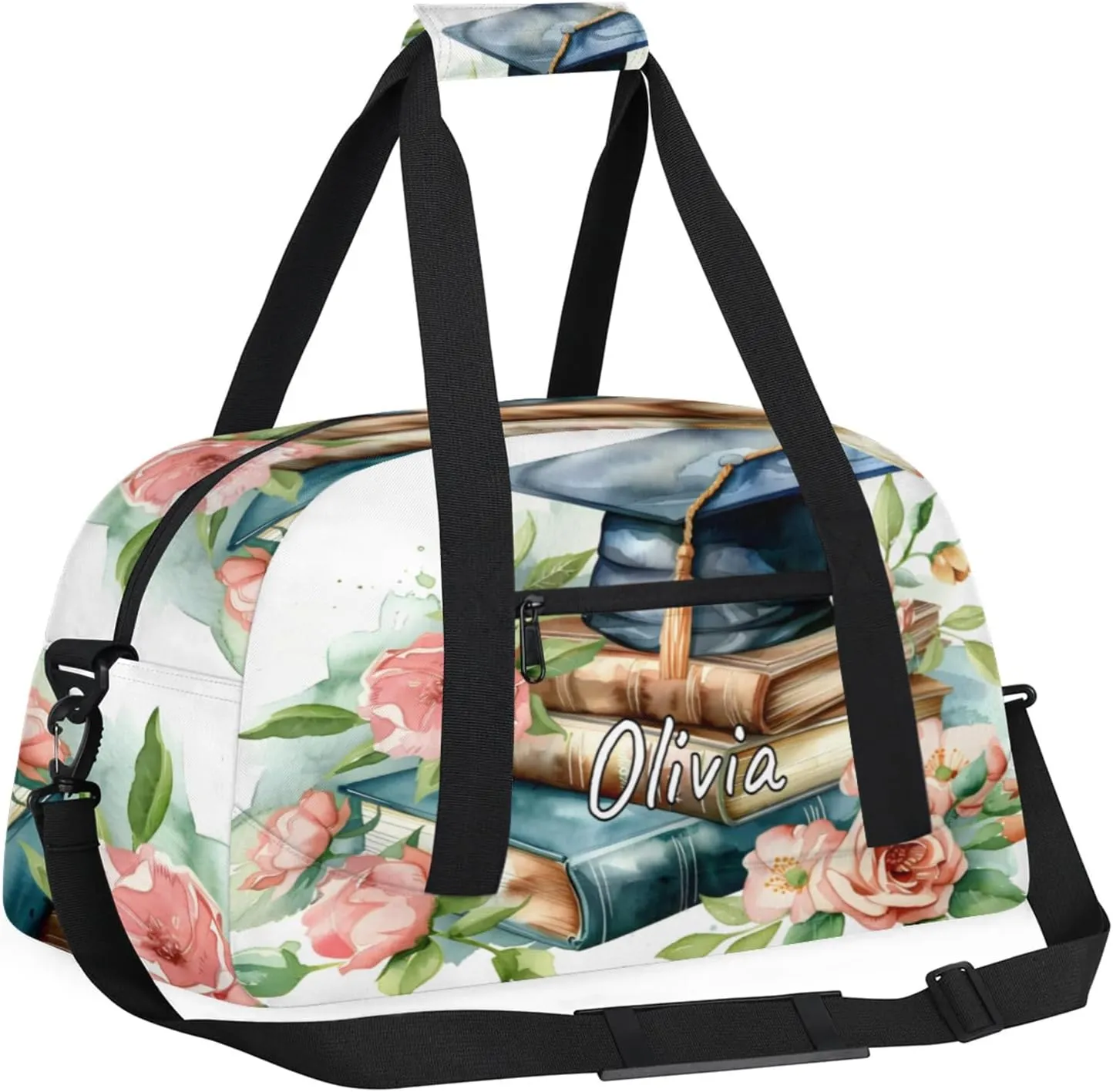 Custom Sports Gym Bag Personalized Name Travel Duffel Bag