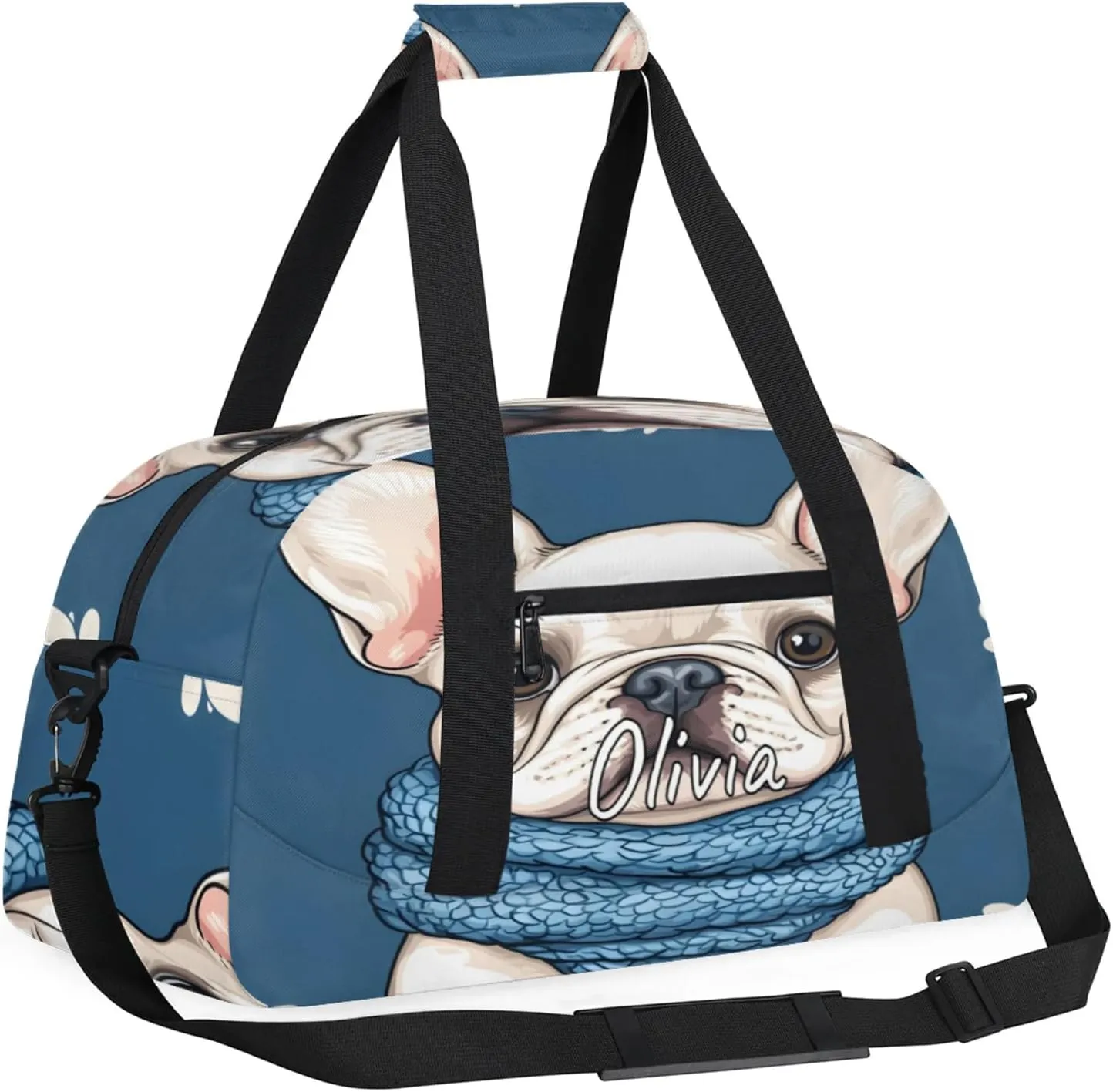 Custom Sports Gym Bag Personalized Name Travel Duffel Bag