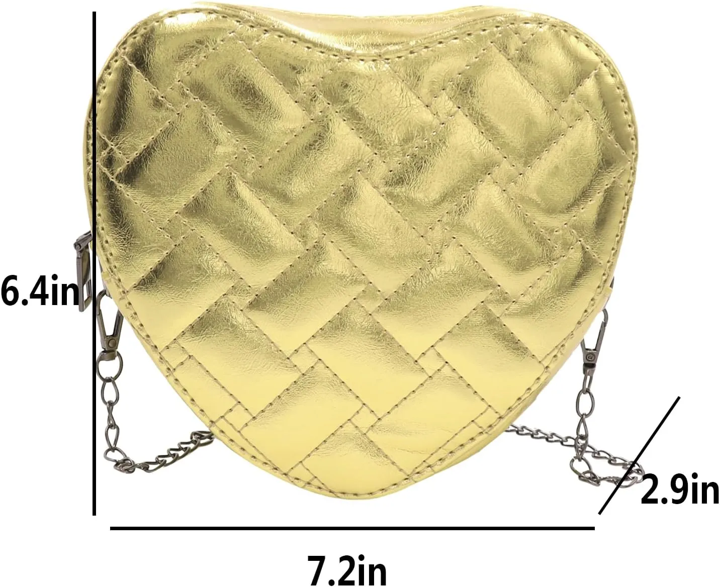 Cute Heart Shape Shoulder Bag Crossbody Handbags Coin Change Purse for Little Girls Toddlers