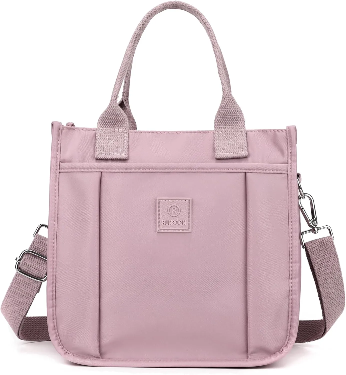 Cute Small Tote Bag for Women with Zipper Multi Pockets, Mini Crossbody Purse Tote Handbags for Work Travel Beach