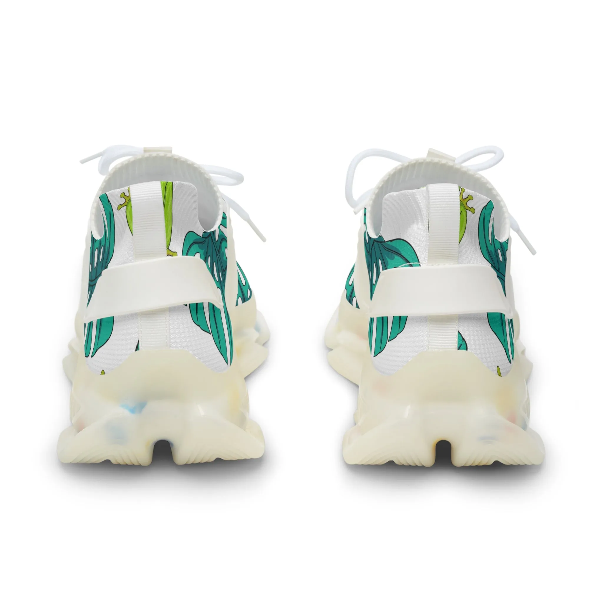 Cute Tree Frog Men's Mesh Sneakers