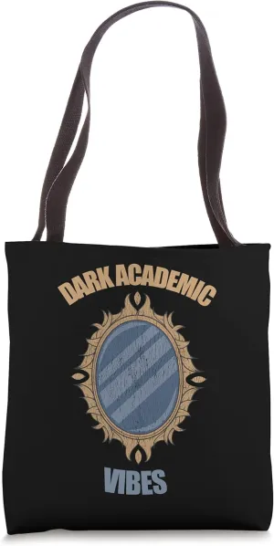 Dark Academic Vintage Funny Vibes Mirror Aesthetic Tote Bag