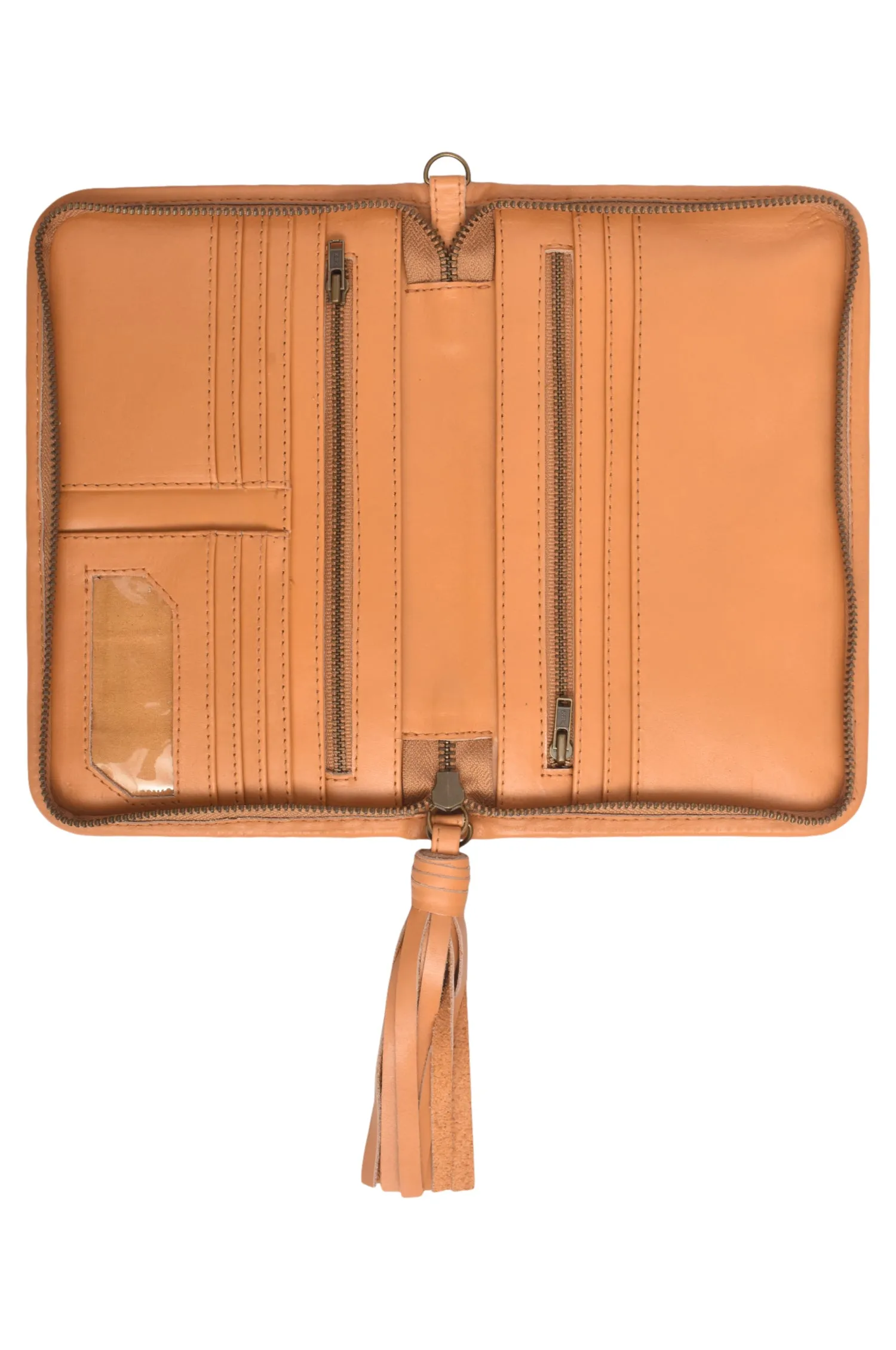 Demure Leather Clutch Wallet (Sale)
