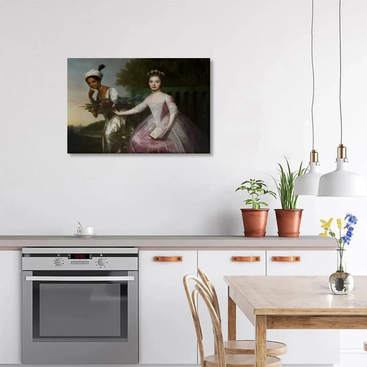 Dido Elizabeth Belle By Johann Zoffany Poster Canvas Print Wall Art Bedroom Room Aesthetics Decoration 24x36inch Unframed
