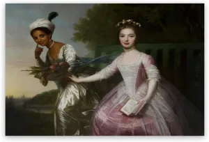 Dido Elizabeth Belle By Johann Zoffany Poster Canvas Print Wall Art Bedroom Room Aesthetics Decoration 24x36inch Unframed