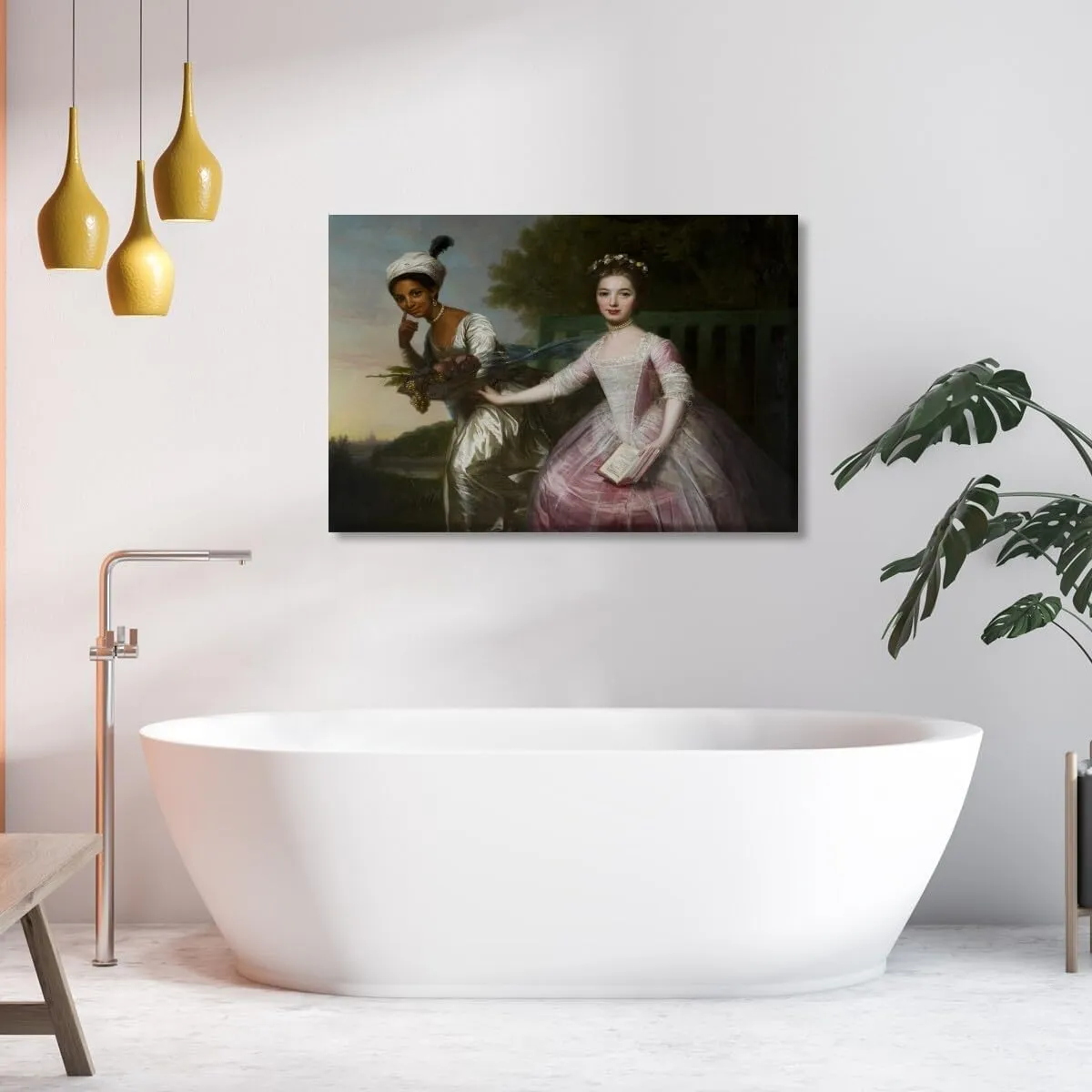Dido Elizabeth Belle By Johann Zoffany Poster Canvas Print Wall Art Bedroom Room Aesthetics Decoration 24x36inch Unframed