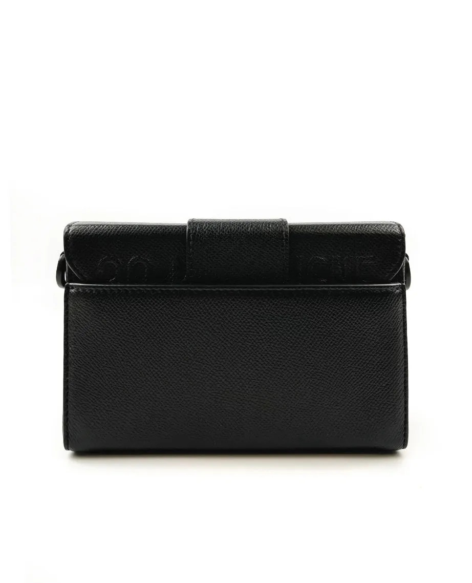 Dior 30 Montaigne Box Bag Ultramatte Black