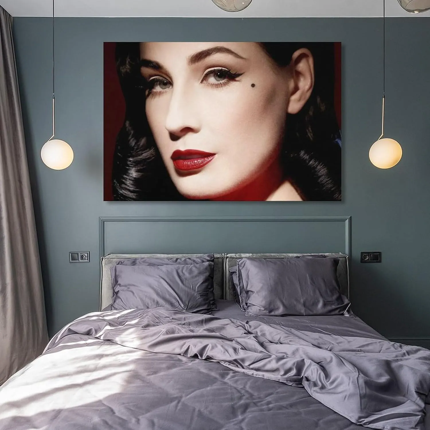 Dita Von Teese Silk Poster Print (27) Picture Print Canvas Poster Wall Paint Art Posters Decor Modern Home Artworks 20x30inch(50x75cm)