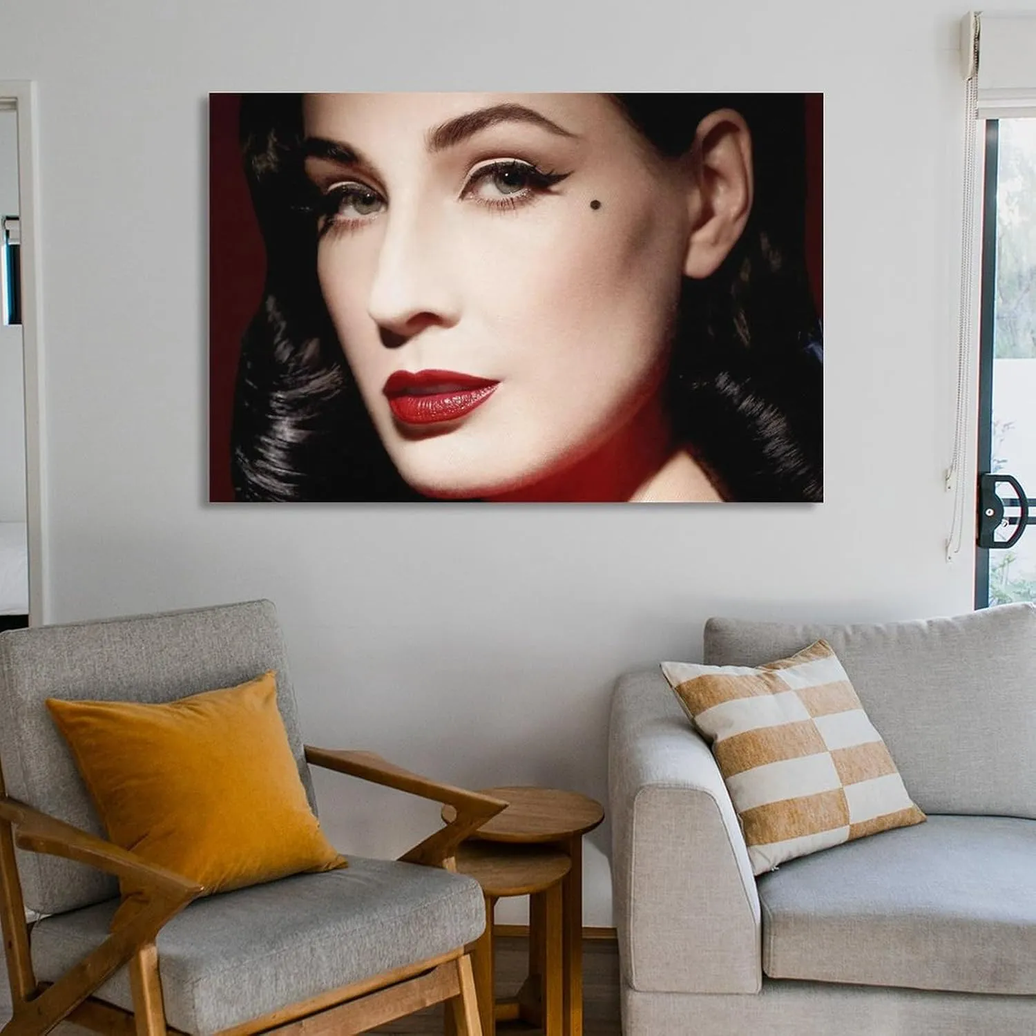 Dita Von Teese Silk Poster Print (27) Picture Print Canvas Poster Wall Paint Art Posters Decor Modern Home Artworks 20x30inch(50x75cm)
