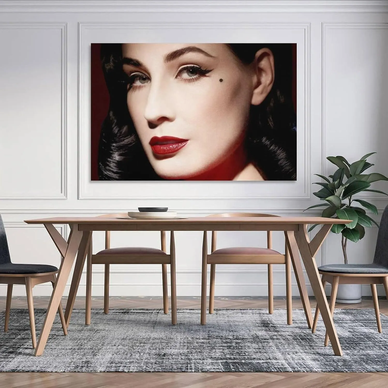 Dita Von Teese Silk Poster Print (27) Picture Print Canvas Poster Wall Paint Art Posters Decor Modern Home Artworks 20x30inch(50x75cm)