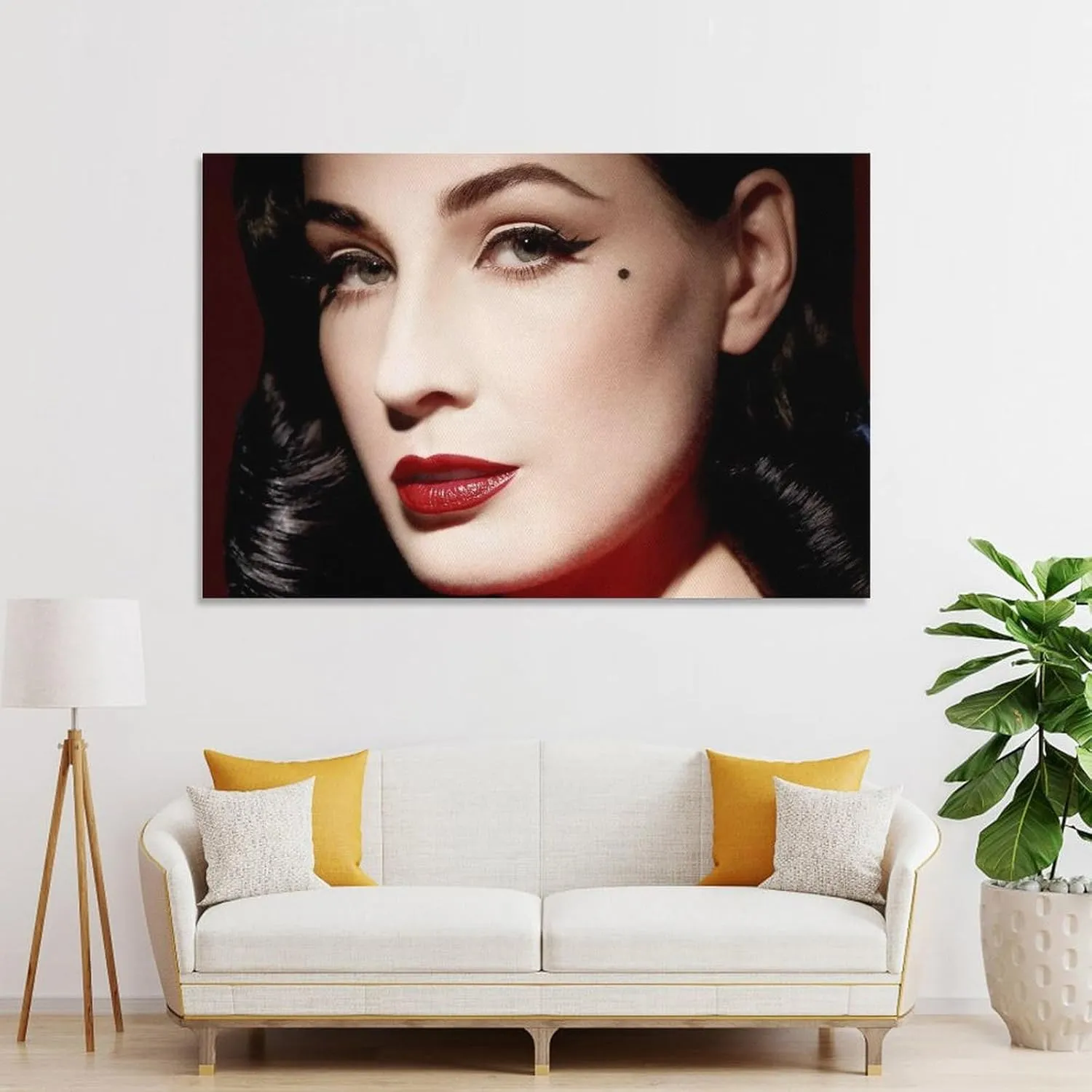 Dita Von Teese Silk Poster Print (27) Picture Print Canvas Poster Wall Paint Art Posters Decor Modern Home Artworks 20x30inch(50x75cm)