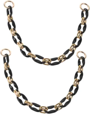 DIYEAH Vintage Bag Chain Accessory Set Beaded Bag Charm Replacement Shoulder Strap Chain for Purse